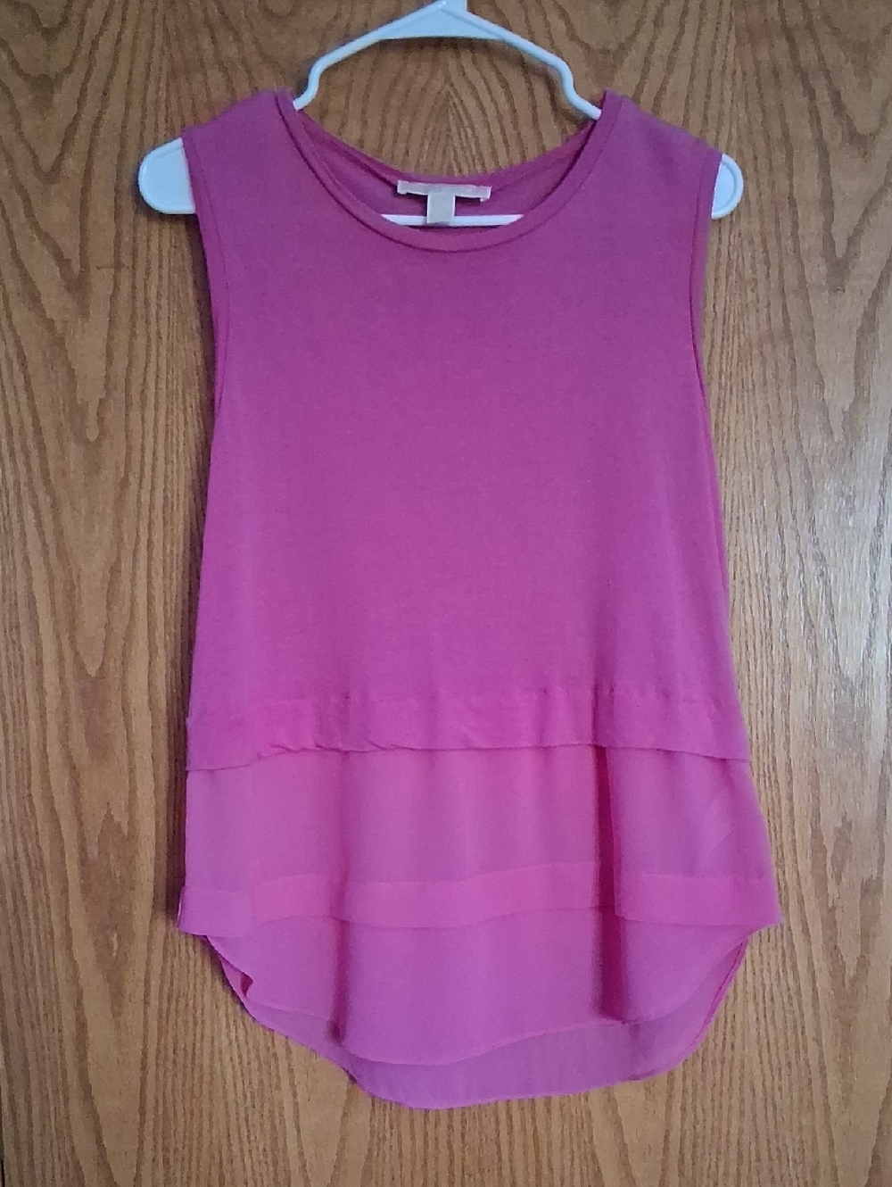 Michael Kors light pink sleeveless top, size L
